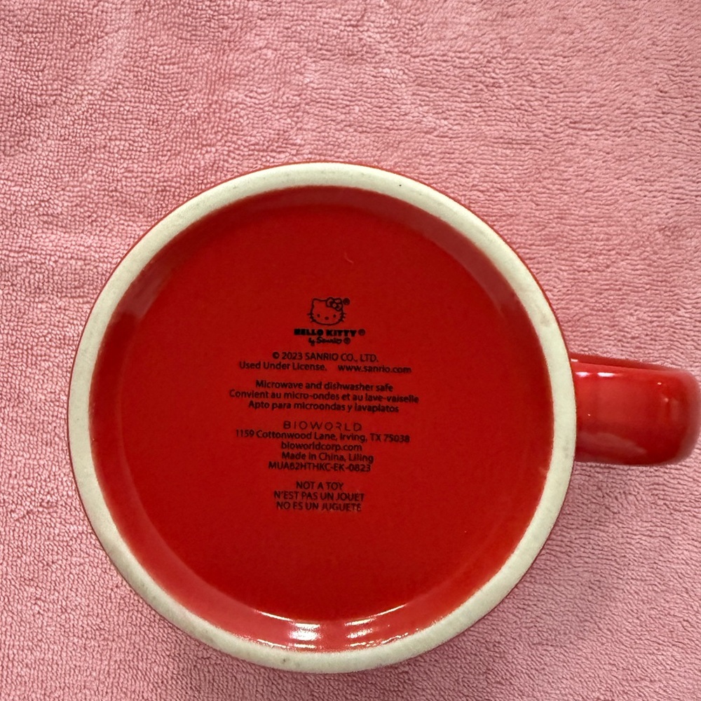 Hello Kitty Vibrant Red Coffee Cup